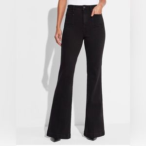 Express Super High Waist Flare Jeans